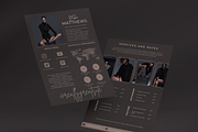 4 Page Media Kit Template Dark Theme, a Presentation Template by CoCreatorDesigns (Thumbnail 10 of 10)