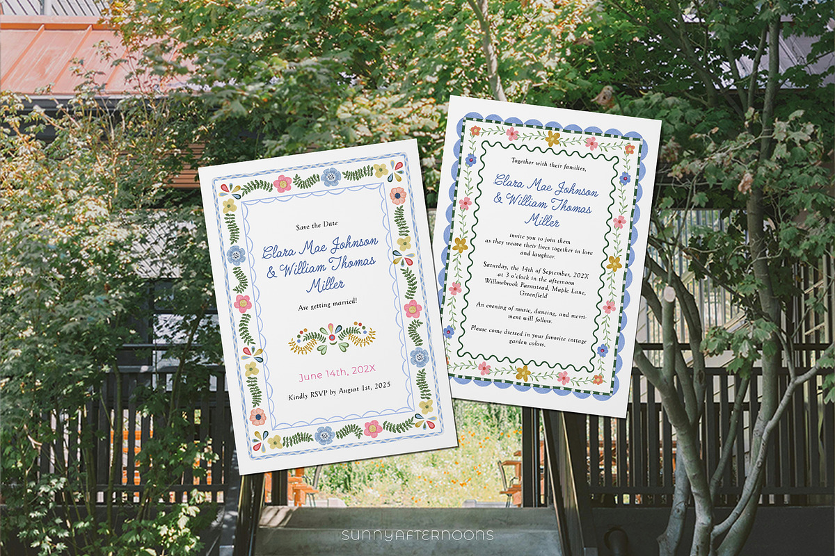 Modern FOLK Art Whimsy & Quirky, an Illustration by SunnyAfternoons (Photo 7 of 16)