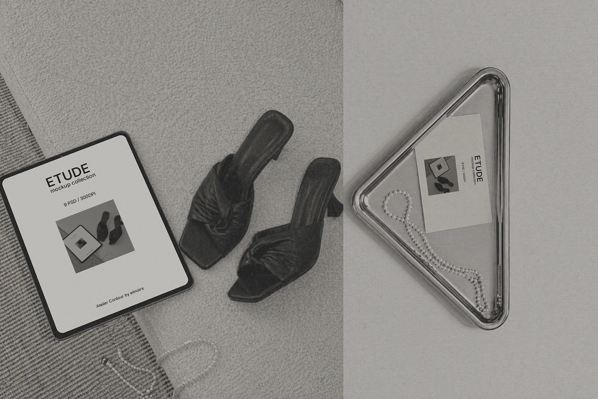 Editorial Branding Mockup Collection, a Mac Mockup by Atelier Contour (Photo 3 of 8)
