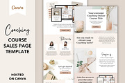 Coaching Sales Page Template Canva, a Landing Page Template by DeeBeeDesign (Thumbnail 1 of 10)