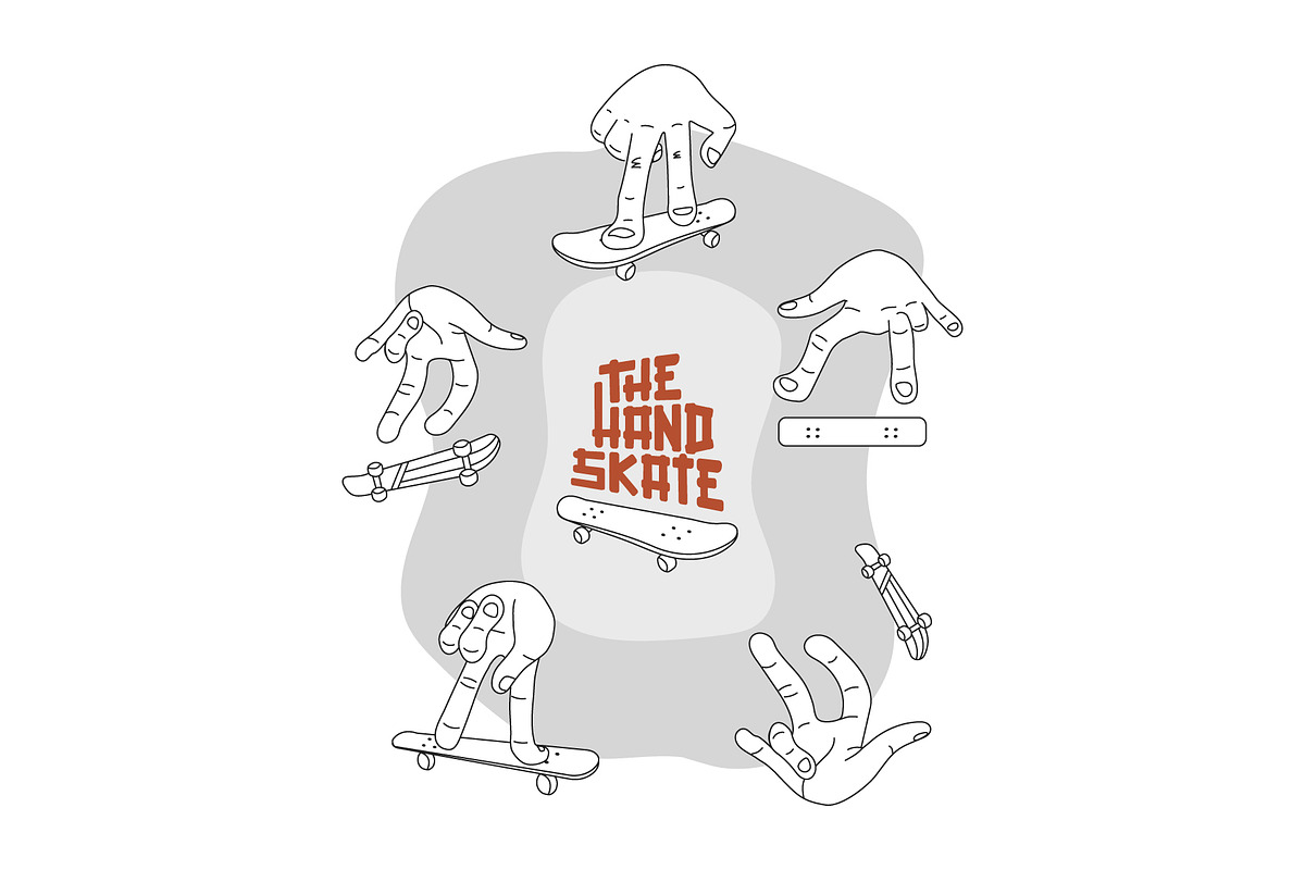 The Hand Skate Illustration
