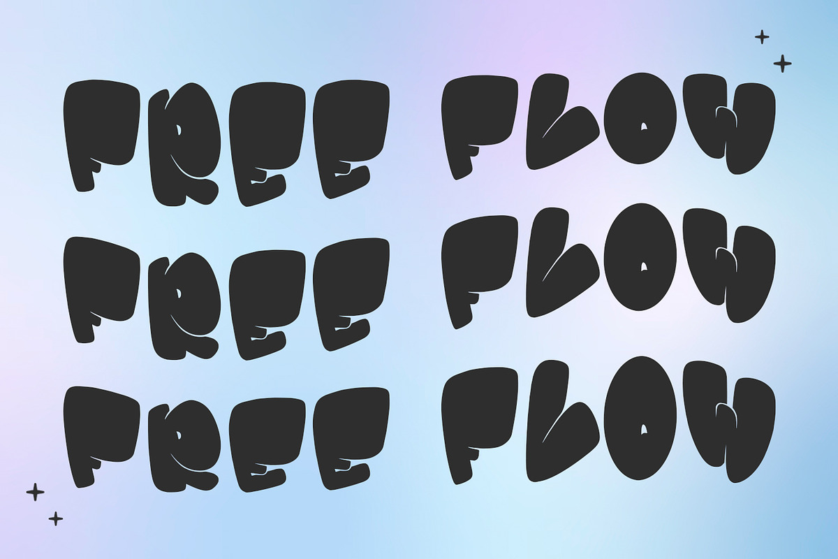 Boizz Graffiti Bubble Display Font, a Handwritten Font by Maulana Creative (Photo 5 of 7)