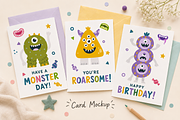 Cute Doodle Monsters, a Seasonal Illustration by Anna Studio (Thumbnail 10 of 11)
