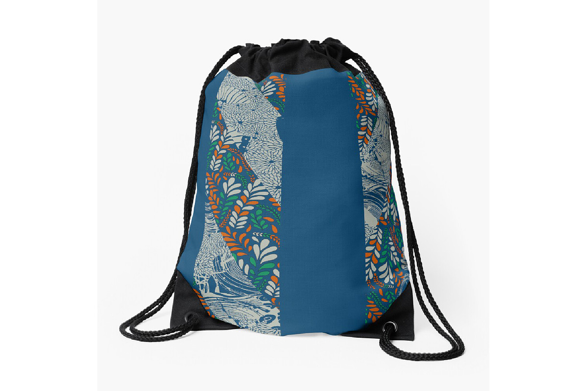 Edge of Botanica – Multi-Stripe, a Texture Illustration by kraalikaacreations (Photo 3 of 11)