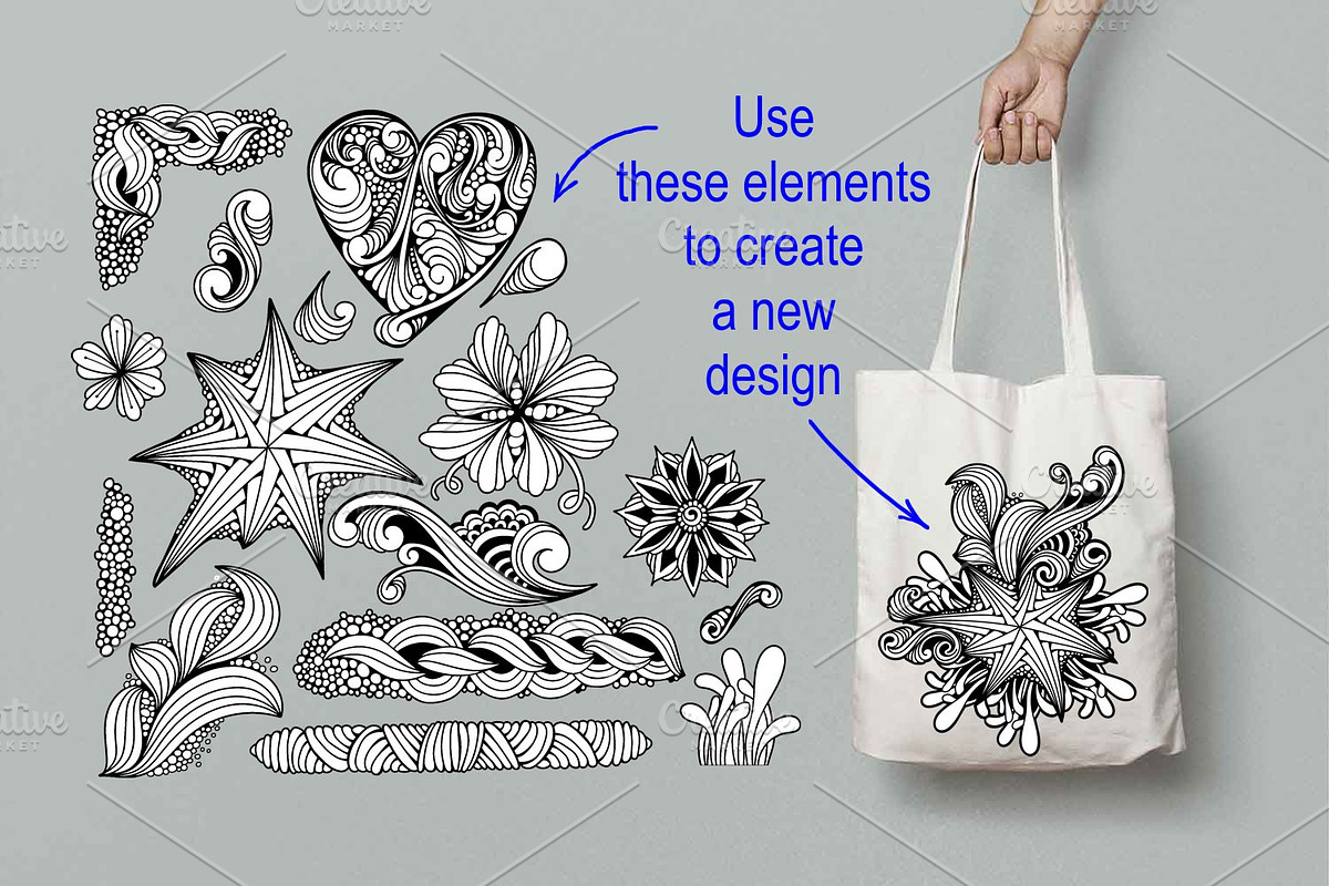 Design elements, an Object Graphic by Digital Typeface Studio