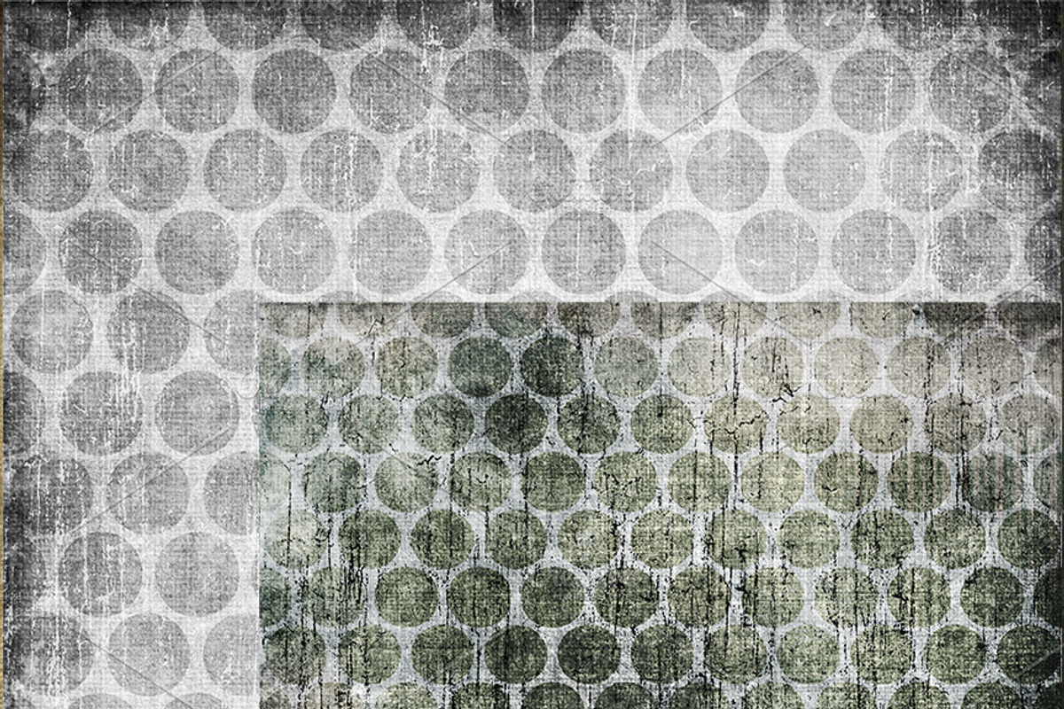 Grungy Canvas Large Dot Textures II preview 3