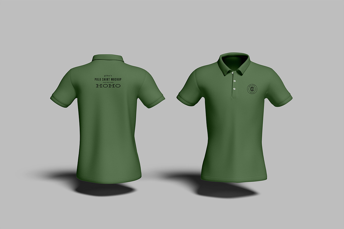 Polo Shirt Mockup, a Shirt Mockup by Bangdastudio (Photo 8 of 8)