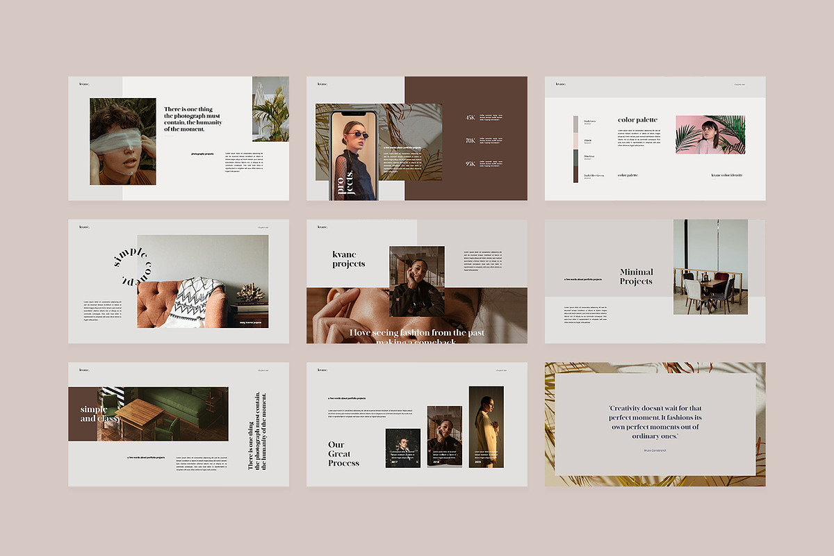 KVANC - Powerpoint Brand Guideline, a Presentation Template by notgreystudio (Photo 10 of 13)