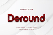Deround Elegant Display Font, a Font by RHD Creative Studio (Thumbnail 1 of 8)