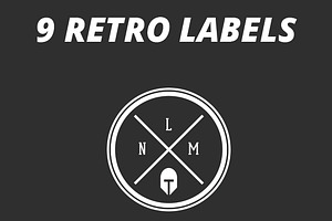 9 Retro Label Logos