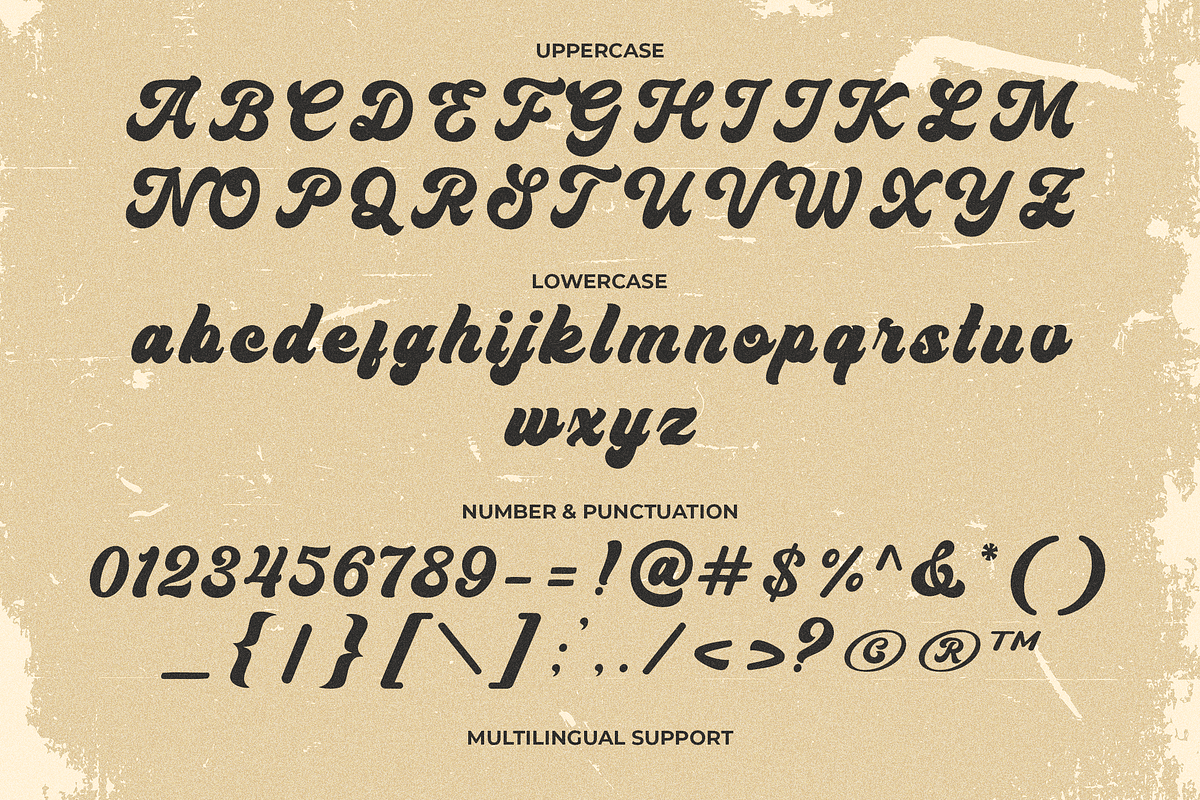 Fradle Script - Retro Bold Fonts, a Script Font by Namara Creative Studio (Photo 8 of 13)