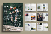 Sport Magazine Layout, a Magazine Template by ContestDesign (Thumbnail 1 of 3)