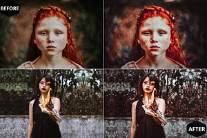 12 Day Of The Dead Photoshop Actions