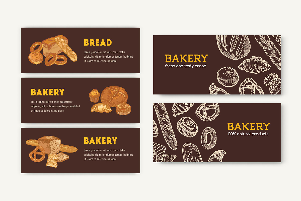 Bakery, hand drawn bundle, a Food Illustration by Good Studio (Photo 11 of 20)