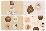 Sticker Mockups, an Advertising Mockup by Mockups Expert (Thumbnail 1 of 6)