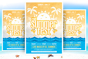 The Summer Fest Flyer Template, a Flyer Template by Briell Design (Thumbnail 1 of 3)
