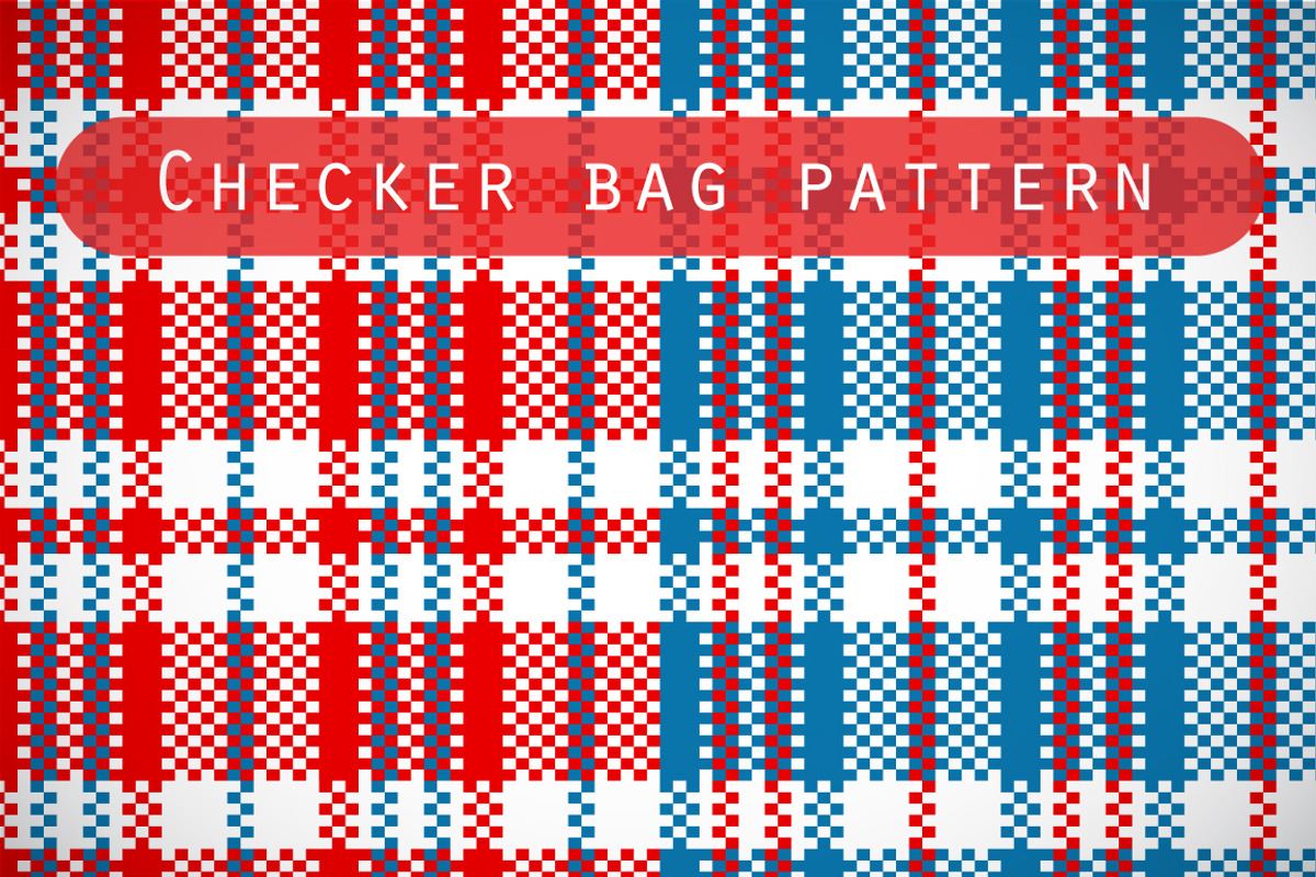 Checker bag seamless pattern, a Pattern Graphic by Natalyon (Photo 1 of 3)