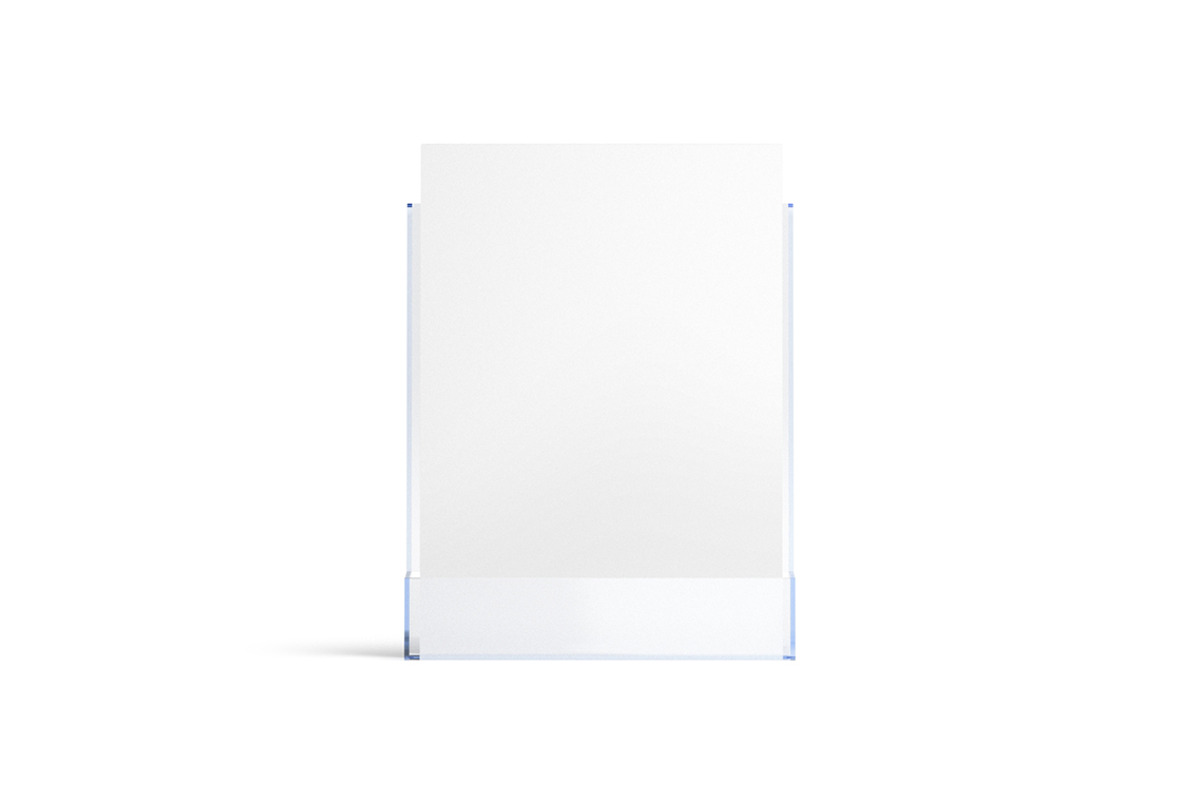 Acrylic A5 Flyer Holder 3D Model, an Object 3D Model by rebrandy (Photo 2 of 7)