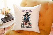 Just a Witch Who Loves Books,Hallowe, an Illustration by Sublimation Artist (Thumbnail 9 of 9)