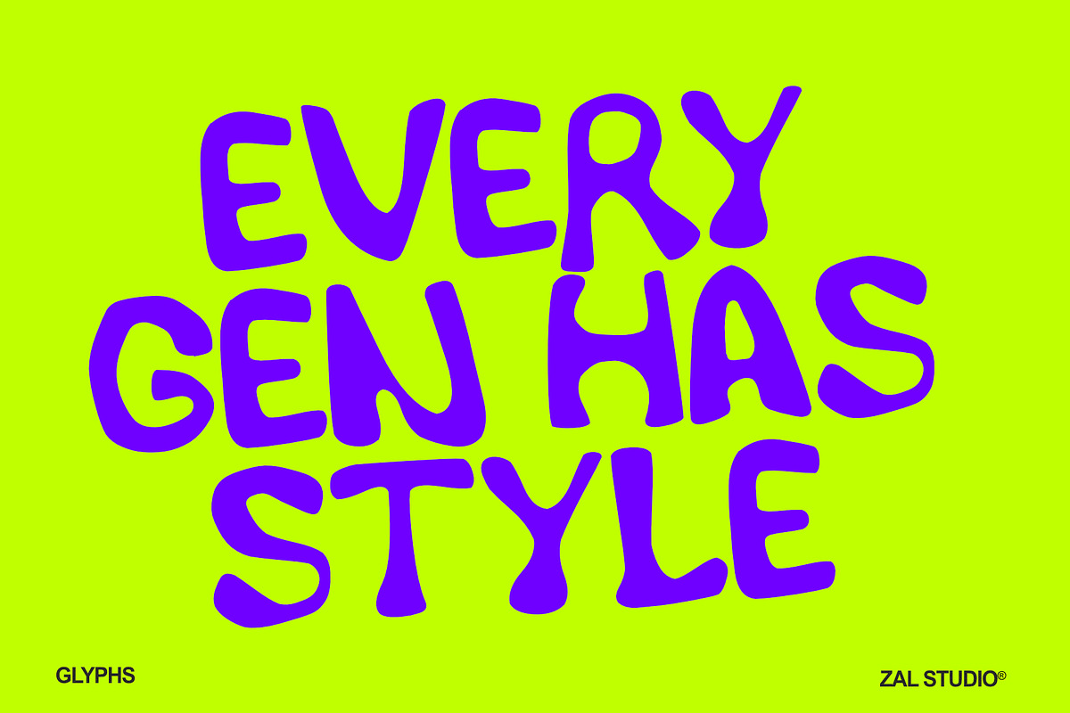 ALPHAGEN - BOLD DISPLAY TYPEFACE, a Sans Serif Font by ZAL STUDIO (Photo 3 of 4)