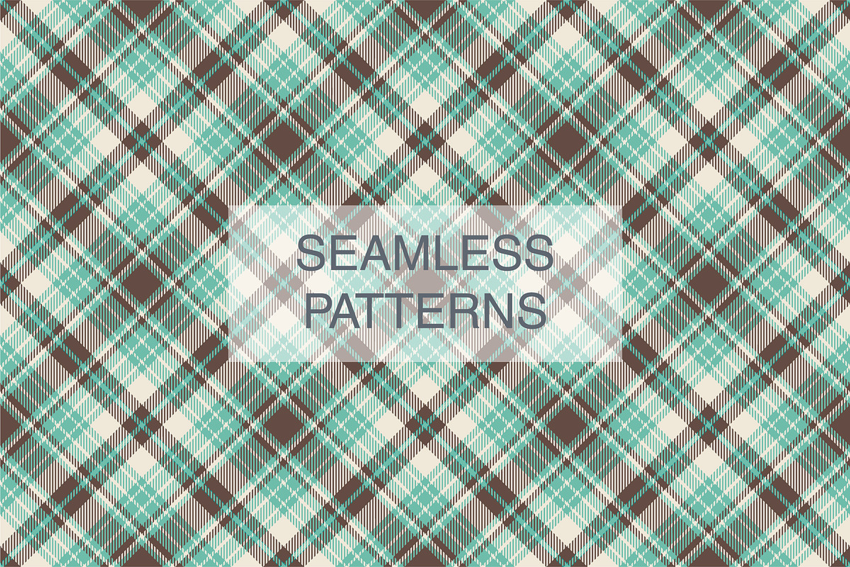 #65 Pretty Pattern Plaids EPS + JPG, a Pattern Graphic by Plaid4You