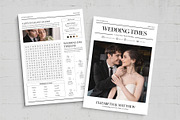 Wedding Newspaper Flyer Template, a Flyer Template by BrandPacks (Thumbnail 3 of 5)