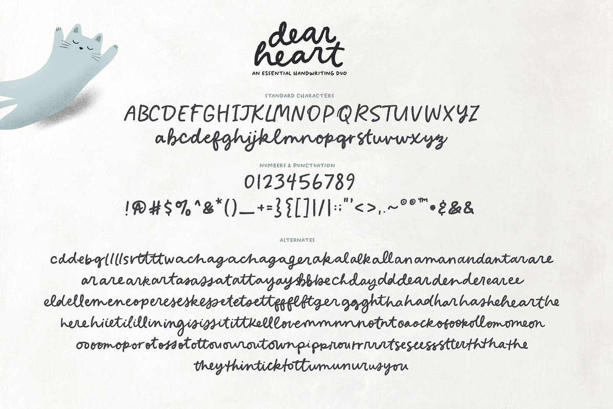 An Essential Handwriting Duo, a Handwritten Font by Callie Rian & Co. (Photo 16 of 18)
