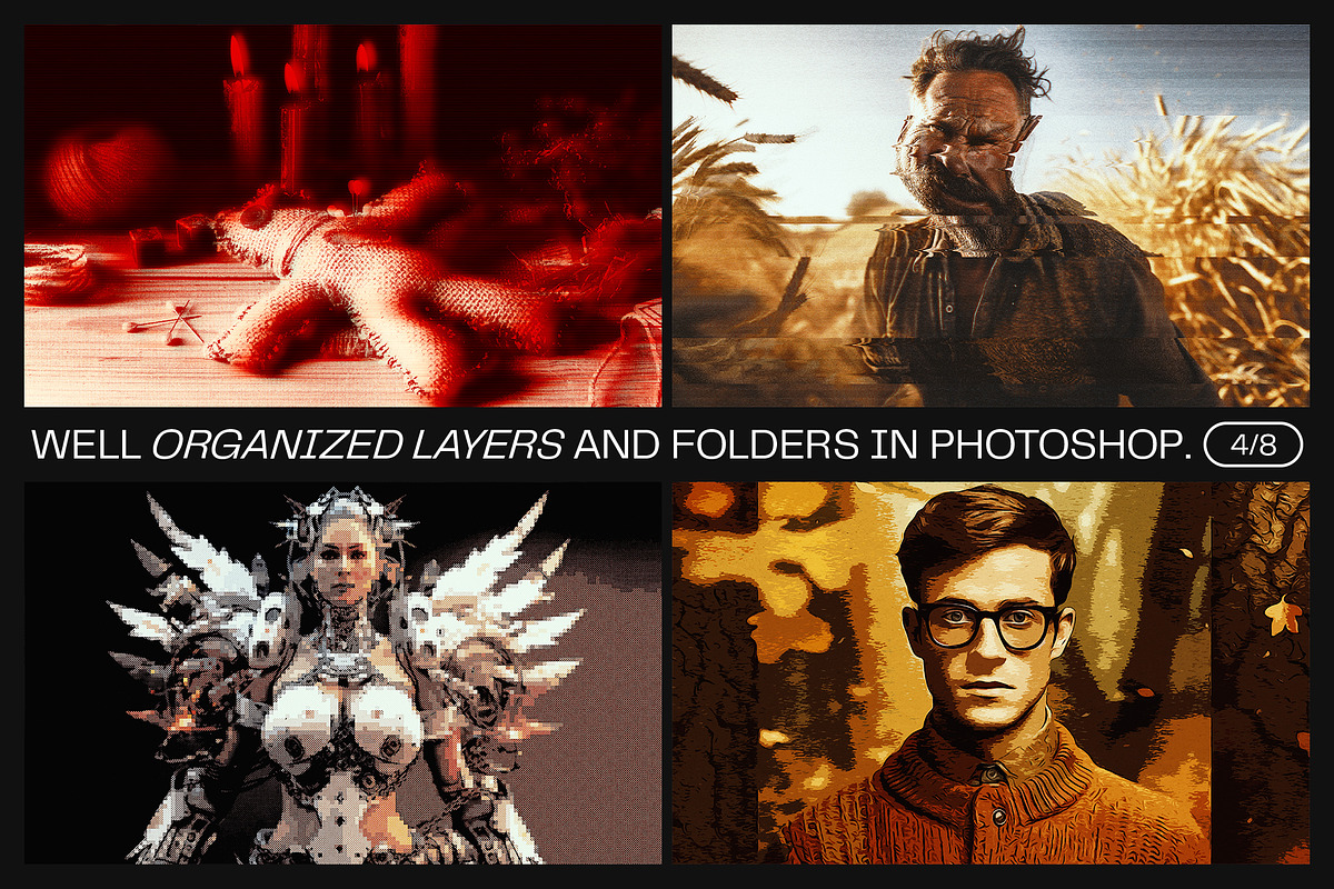 12 Photo Effect Templates, a Layer Style Add-On by iDoodle Studio (Photo 4 of 6)