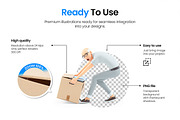 Senior Man – Set of 60 Poses, a Person Illustration by 3DMask (Thumbnail 2 of 6)