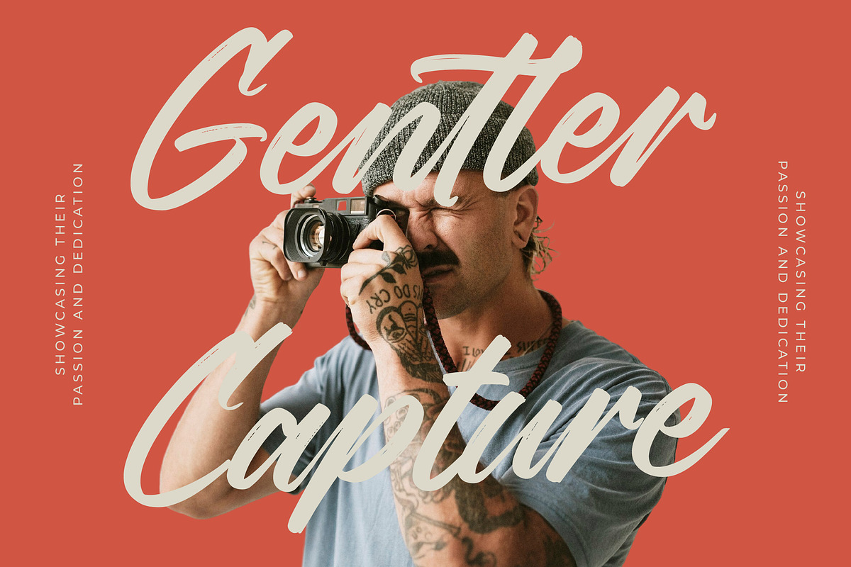 Vintage Bilbesto Modern Brush Font, a Script Font by Letterena Studios Script (Photo 4 of 20)