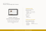 Showit Membership Website Template, a Websites & App Template by ammarosedesignsllc (Thumbnail 4 of 9)