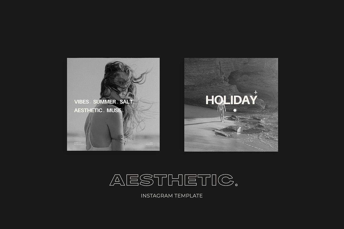 Aesthetic Instagram Templates IX, a Social Media Template by Instprofi | Studio Estimo (Photo 4 of 10)