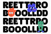 Kindly Bolde - Bold Retro Font, a Sans Serif Font by Haps Space (Thumbnail 3 of 17)