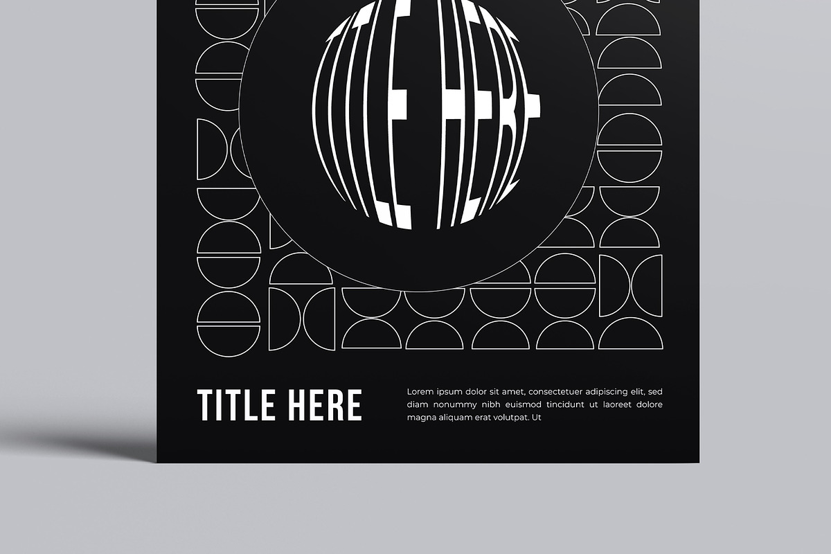 Modern Poster Design Layout, a Poster Template by MightyDesign (Photo 3 of 8)