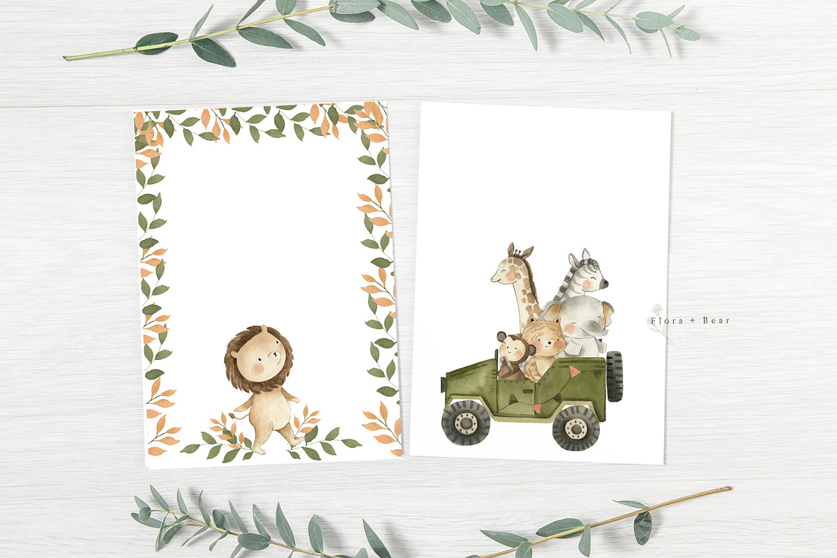 Safari Adventures, an Animal Illustration by Flora+Bear (Photo 7 of 11)