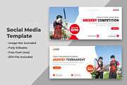 Archery Competition Social Media, a Social Media Template by nandinigraphics (Thumbnail 1 of 2)