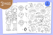 Scout Club Coloring Pages, an Illustration by FoxyImage (Thumbnail 1 of 3)