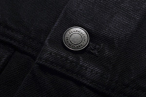 Logo Mockup Button Jacket