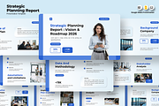 Strategic Planning Report - Google S, a Presentation Template by Iqsiart Studio (Thumbnail 1 of 3)