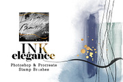 Ink Elegance - PS & Procreate Stamps, a Brush Add-On by Struvictory.art (Thumbnail 1 of 8)