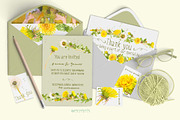 Dandelions-clipart set watercolor, an Illustration by watercolorwild.graphics (Thumbnail 6 of 11)
