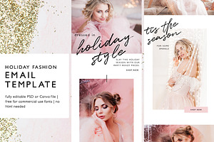 Holiday Fashion Email Template