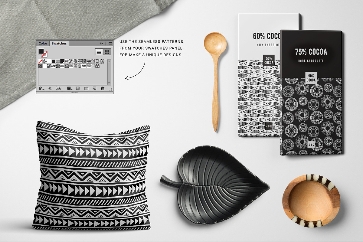 African dream - patterns and brushes, a Pattern Graphic by Marish (Photo 3 of 8)