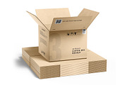 Carton Box Mockup Premium PSD Bundle, a Packaging Mockup by pixelmock (Thumbnail 10 of 18)