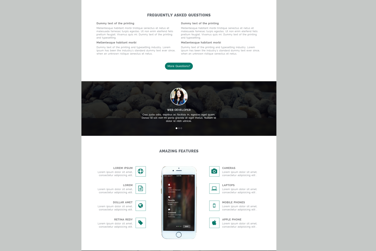 APPEEN-Apps Landing Page, a Bootstrap Template by uExel Web Design Shop (Photo 3 of 4)