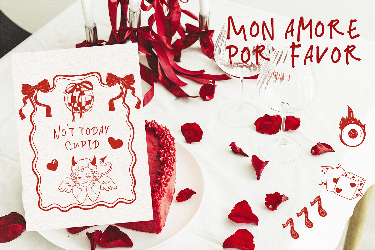 Mon Amore Por Favor. Hand draw art, an Object Graphic by ma_i_vi (Photo 8 of 12)