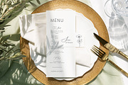 Card Mockup 4x9 Menu 3.5x2 Olive, a Merchandise Mockup by PawMockups (Thumbnail 4 of 9)