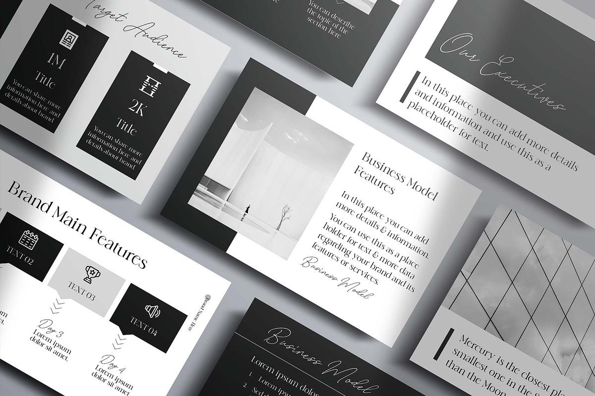 Modern Business PPT Template, a Presentation Template by Artemis-products (Photo 3 of 5)