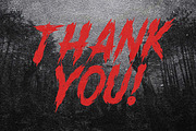 Scary Brusher a Wild Brush Font, a Blackletter Font by Blankids Studio (Thumbnail 9 of 9)