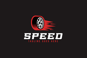 Tire Car Race Speed Racing Logo, a Branding & Logo Template by Signatoro